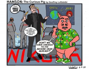 A pivotal comic strip to the story in the slasher film 