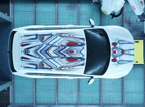 ABB Robotics PixelPaint Art Car Illusorr design top down2