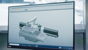 ABB Robotics PixelPaint Art Car Robot Studio used to bring artwork to life