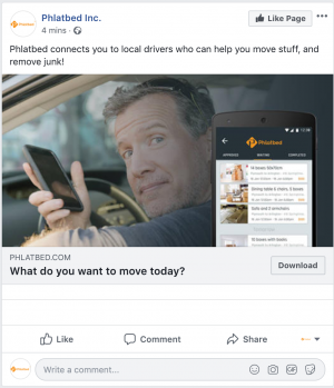 Phlatbed connects you to local drivers who can help you move stuff