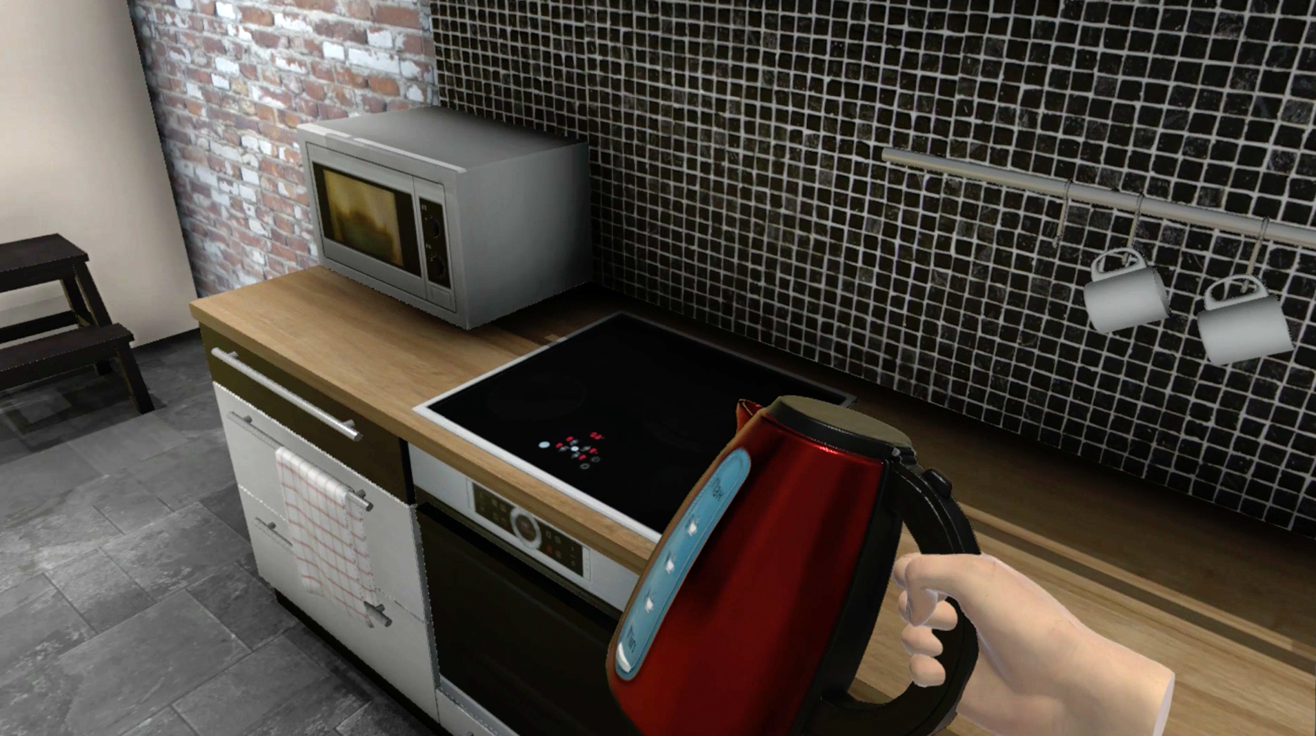 Dementia First Hand kitchen scenario Dementia First Hand kitchen scenario