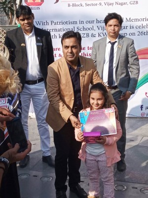 KW Group celebrates true spirit of Republic Day  with school children at KW Delhi-6