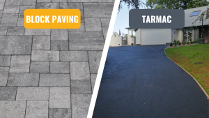 Block paving and Tarmac driveway