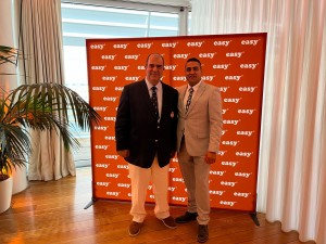 Jeewan Sagu easy food with Sir Stelios Haji-Ioannou