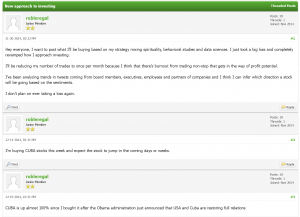 2006 stock forum, Roble Regal