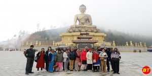 Group of Senior Citizens on Bhutan Tour