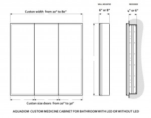 Custom medicine cabinets