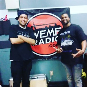 B.A.D.D. with his mentor Jamn 94.5 DJ Money Mav