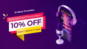 10% Off on Soundcloud Promotion Packages from 1st to 5th June