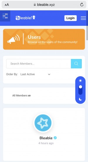 Bleable — a new social media website for starters.