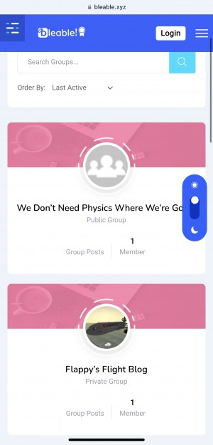 Bleable — a new social media website for starters.