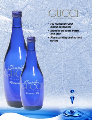 Jennifer GUCCI To Launch Ultra Luxury Sparkling and Natural Spring Water In Europe And The United States