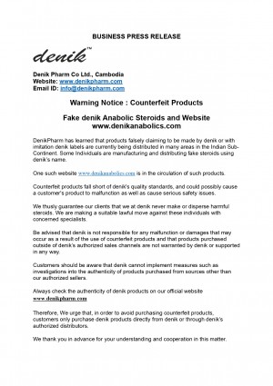 BUSINESS PRESS RELEASE