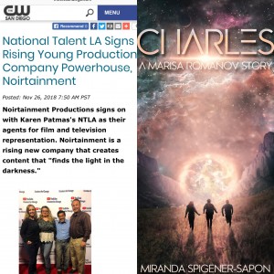 Charles a prequel novel to Miranda Spigener-Sapon’s Marisa Romanov series published by Winterwolf Press