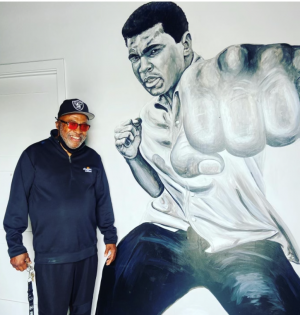 Visual Artist and original L.A. Black Panther Mohammed Mubarak opens a one-man show on Juneteenth Weekend at SIR Studios