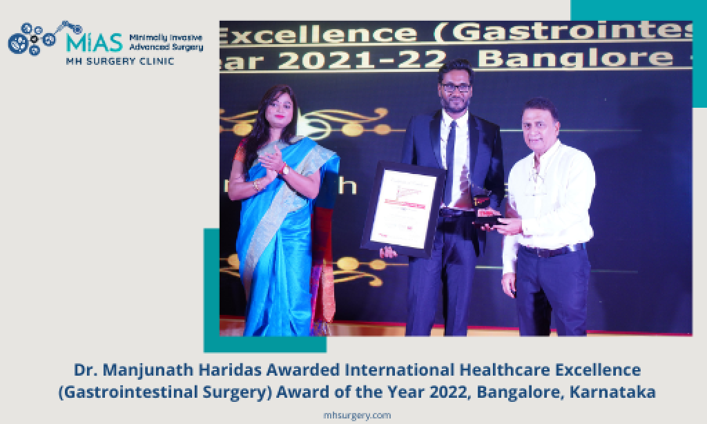 Dr. Manjunath Haridas Awarded International Healthcare Excellence Award