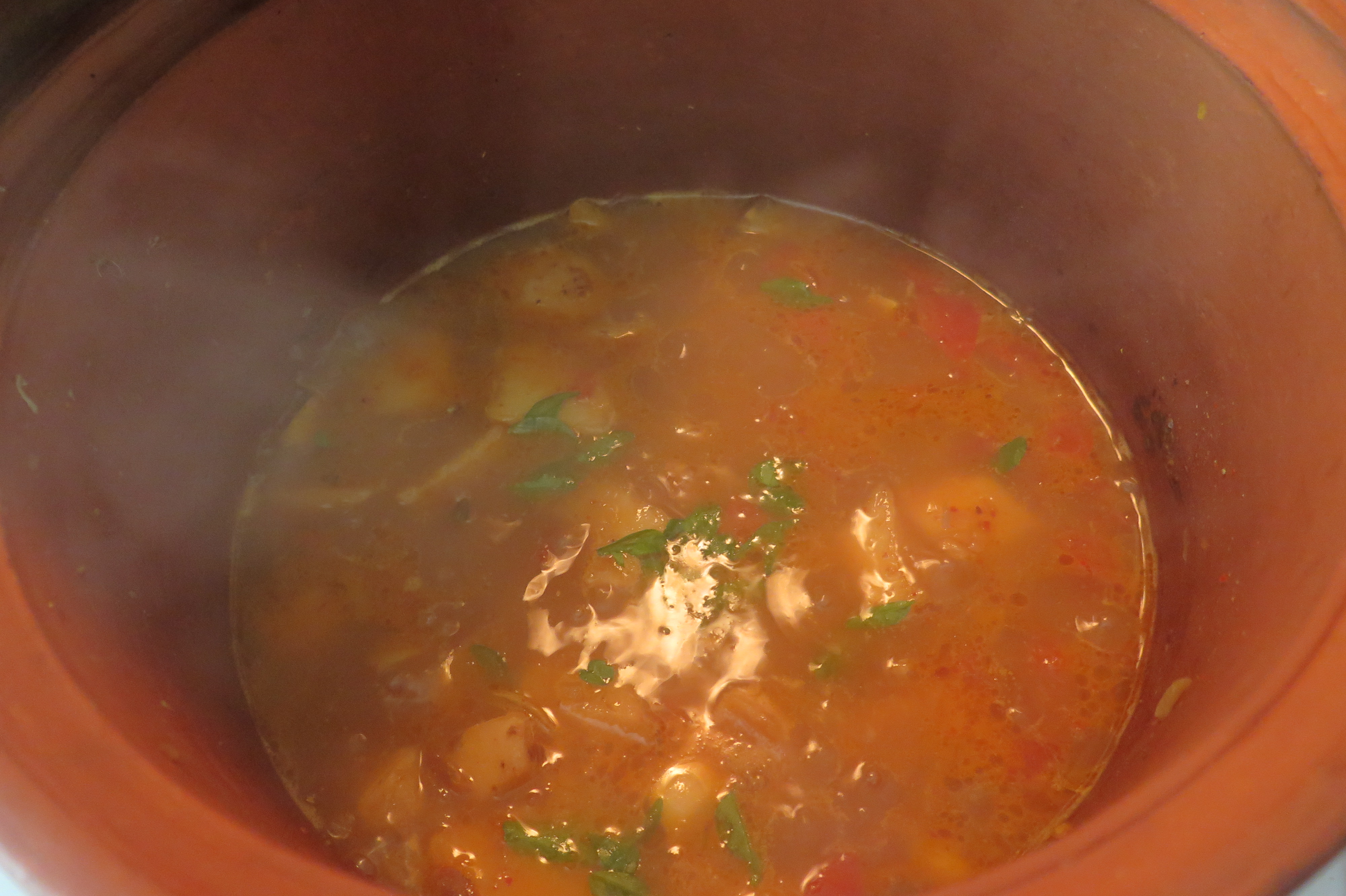 Delicious Nutritious Bone Broth in Miriams Slow Cooker