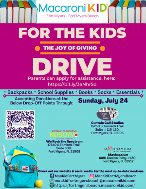 For The Kids The Joy of Giving Drive