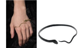 Empty Town Snake Palm CuffEmpty Town Snake Neck Ring