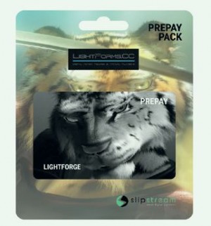 LightForms.CC Example Debit Card from Xov.io