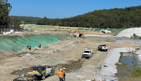 Total Ground Control by RST Solutions protects disturbed areas against dust and erosion at roadworks Total Ground Control by RST Solutions protects disturbed areas against dust and erosion at roadworks