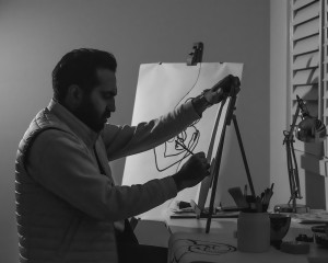 Australian Artist Mehrad Nasr Brings Out The True Beauty Of Love With His Intimate One-Line Drawings