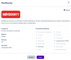 Everflow Marketplace Listing Example