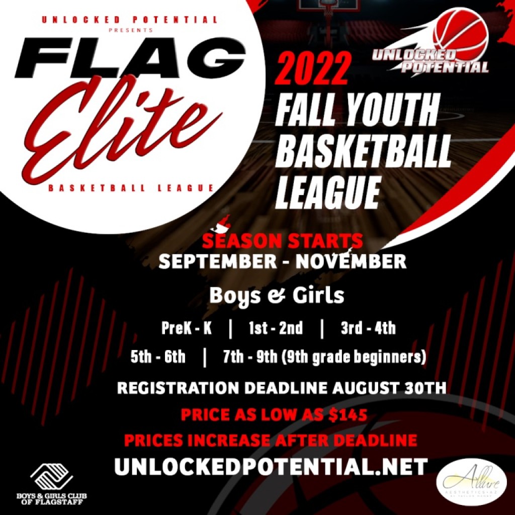 Unlocked Potential Announces 2022 Flagstaff Youth Basketball Events