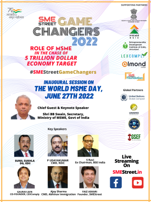 Panel Discussion on MSMEs in the 5 Trillion Dollar Economy Target Chase.