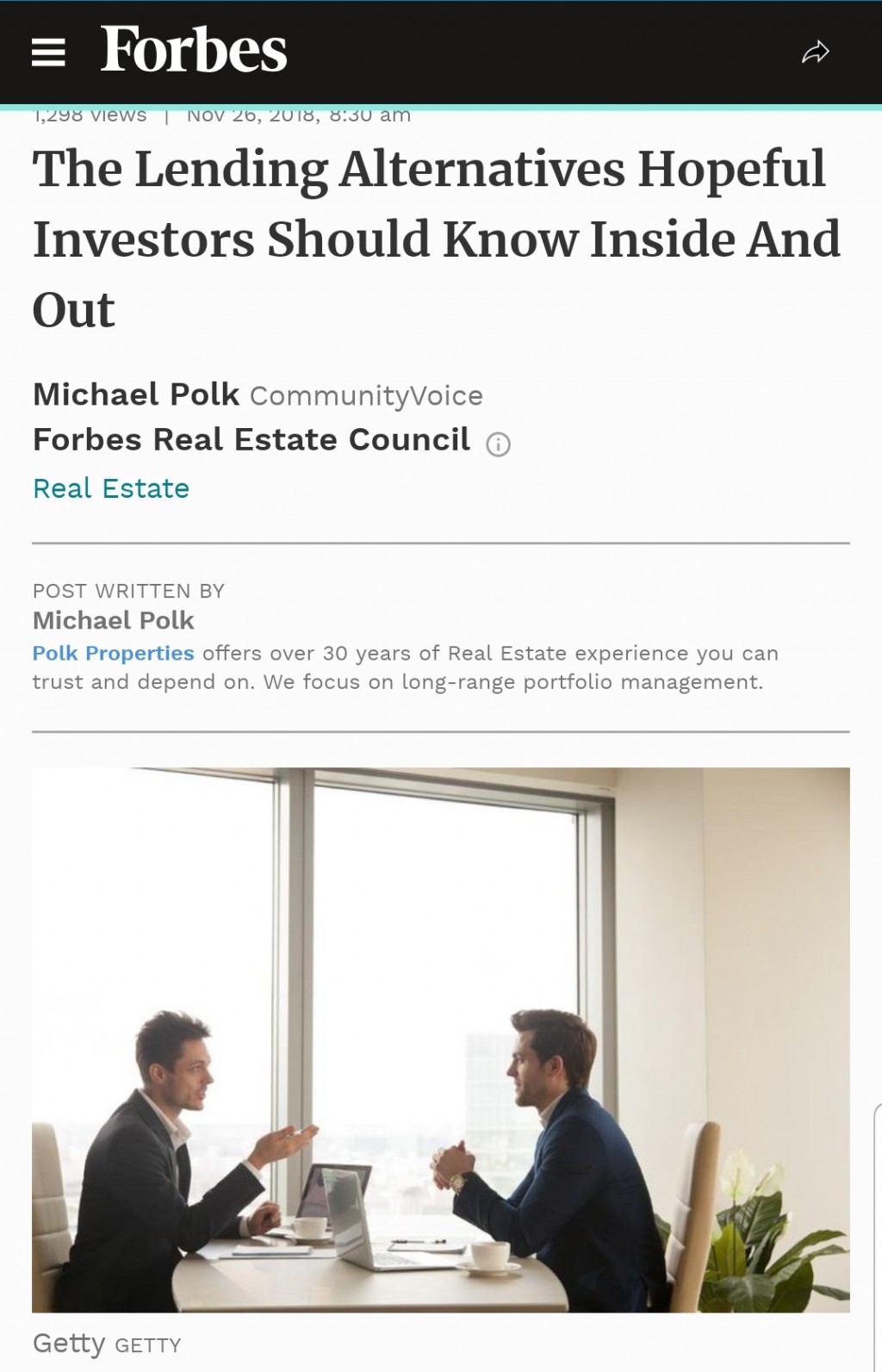 Forbes Article Landing Forbes Article Landing