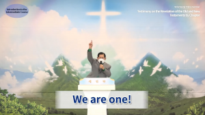 Chairman Lee proclaims we are one at the beginning of the Intermediate Seminars