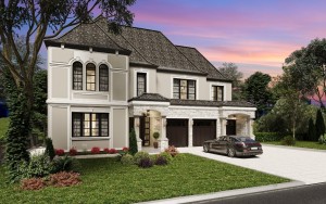 The Pine Home - Rendering of Home Part of Phase 1 Upper Vista Muskoka