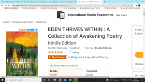 Eden Thrives Within: A mind-blowing journey of poetic enlightenment