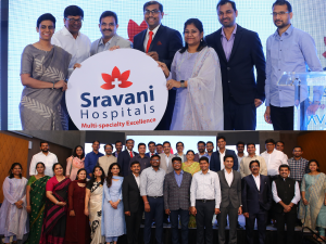 Sravani Hospital Logo Launch by Dr. Manjula Anagani