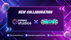 mechainfinity Collaboration With polygon PolygonStudios