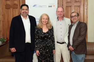 Prof Dr Kannan Vishwanatthat the V International Economic Forum at Riga