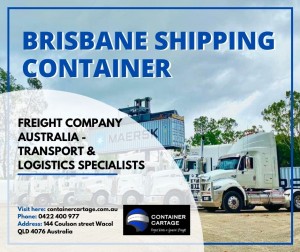 Brisbane Shipping Container - Container Cartage