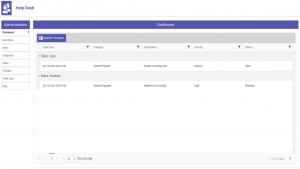 Microsoft Help Desk Ticketing App