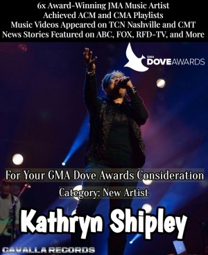 Kathryn Shipley on the 53rd Annual GMA Dove Awards Ballot!