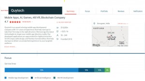 Mobile Apps AI Games ARVR Blockchain Company