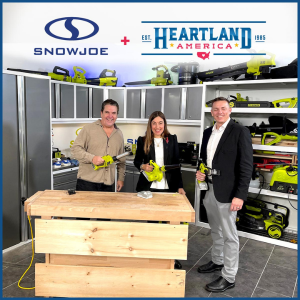 Heartland CEO Kendra Reichenau and Director of Merchandising Eric Sheldon