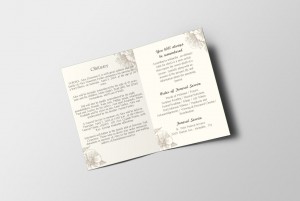 Funeral Program Template