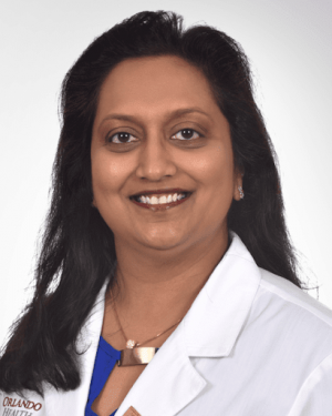 Anita Ekambaram, MD, FACP, an Internist with Orlando Health South Seminole Hospital 