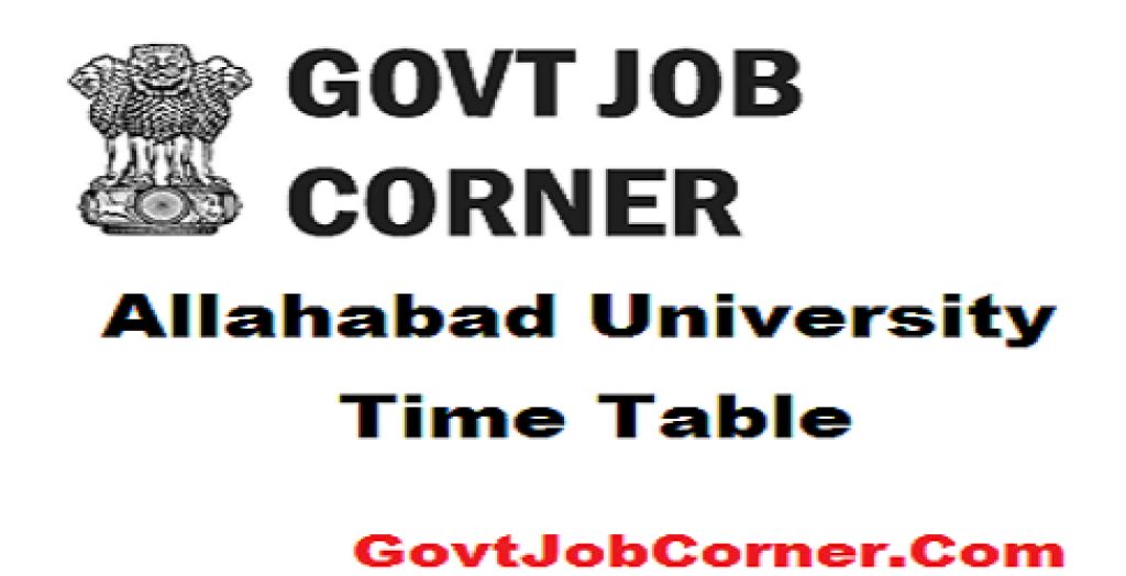Allahabad University Exam Date Sheet 2019 Allahabad University Exam Date Sheet 2019