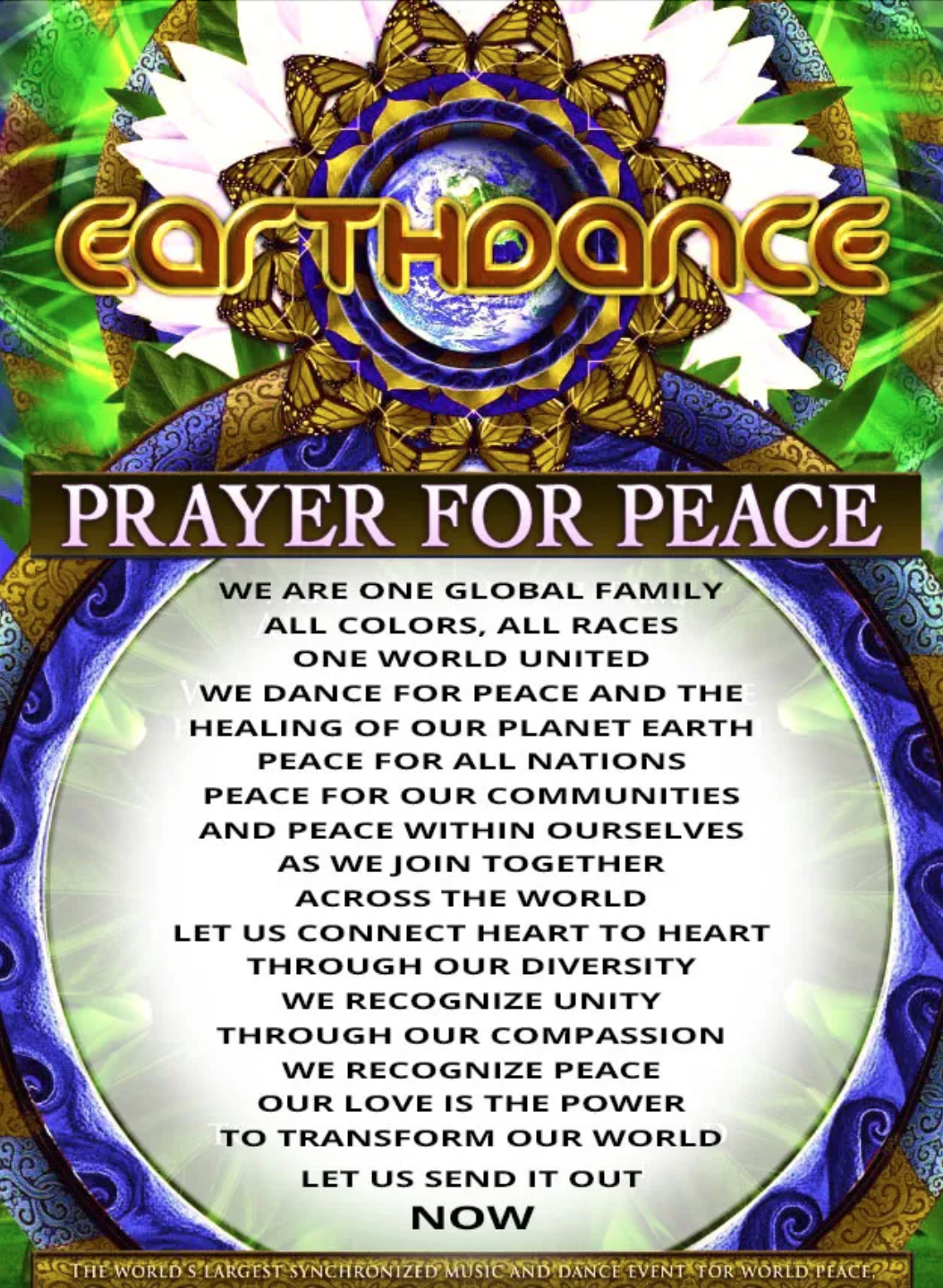 Earthdance Prayer for Peace Earthdance Prayer for Peace