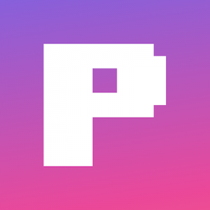 logo squared purple pink web