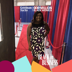 Black In Business Badge red carpet