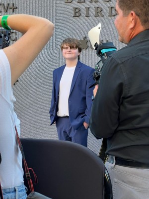 Cade Tropeano arrives at Red Carpet Premiere for AppleTV+ Orginial 