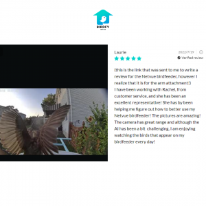 Customer Review of Birdfy Feeder Camera