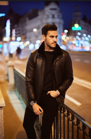 Wind Jacket with Mink Fur